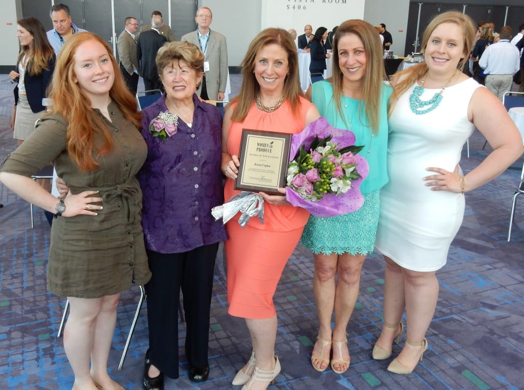 Caplan family at Women in Produce 2015